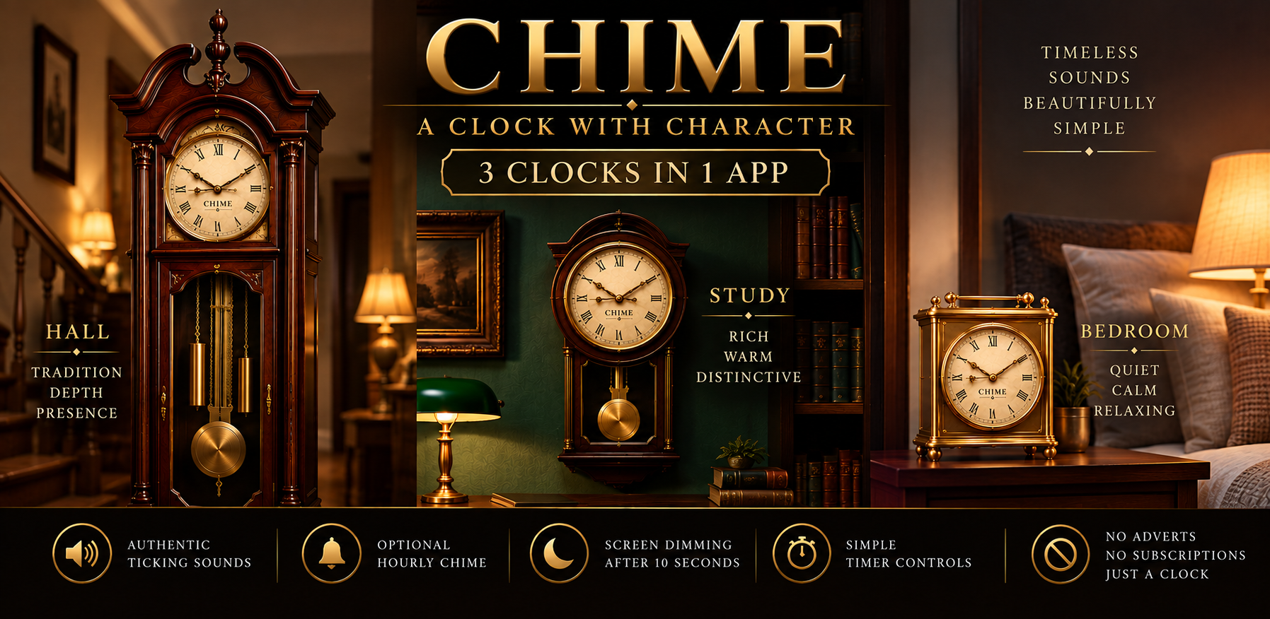 CHIME clock app artwork